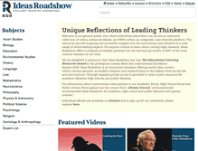 Tablet Screenshot of ideasroadshow.com
